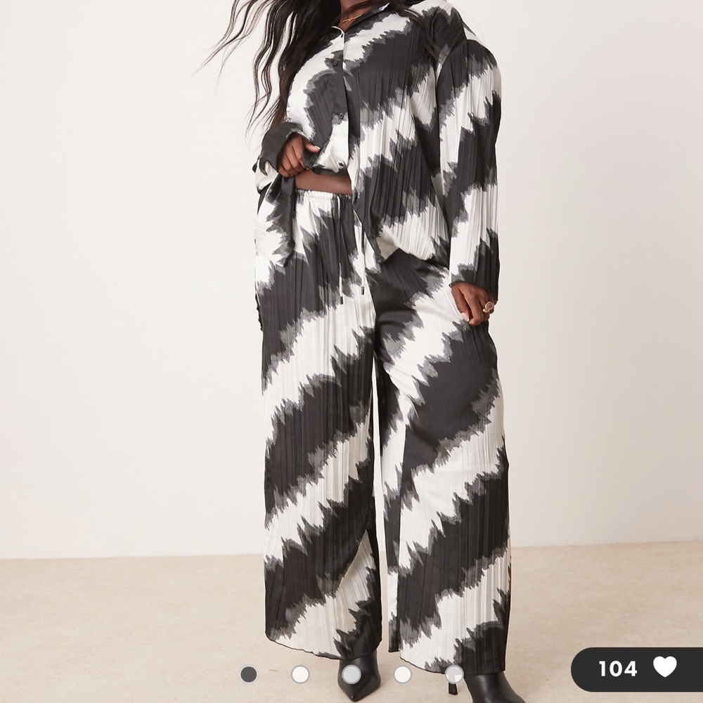 Black and White Women's Pants